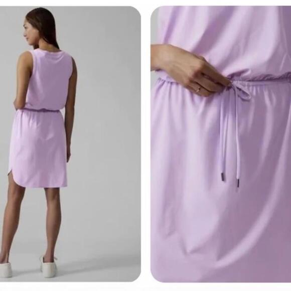 Athleta Rincon Sleeveless Mini Dress in Elfin Purple Women’s size Small - Picture 11 of 13